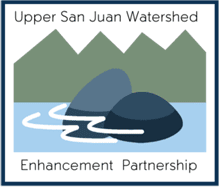 A picture of the upper san juan watershed enhancement partnership logo.